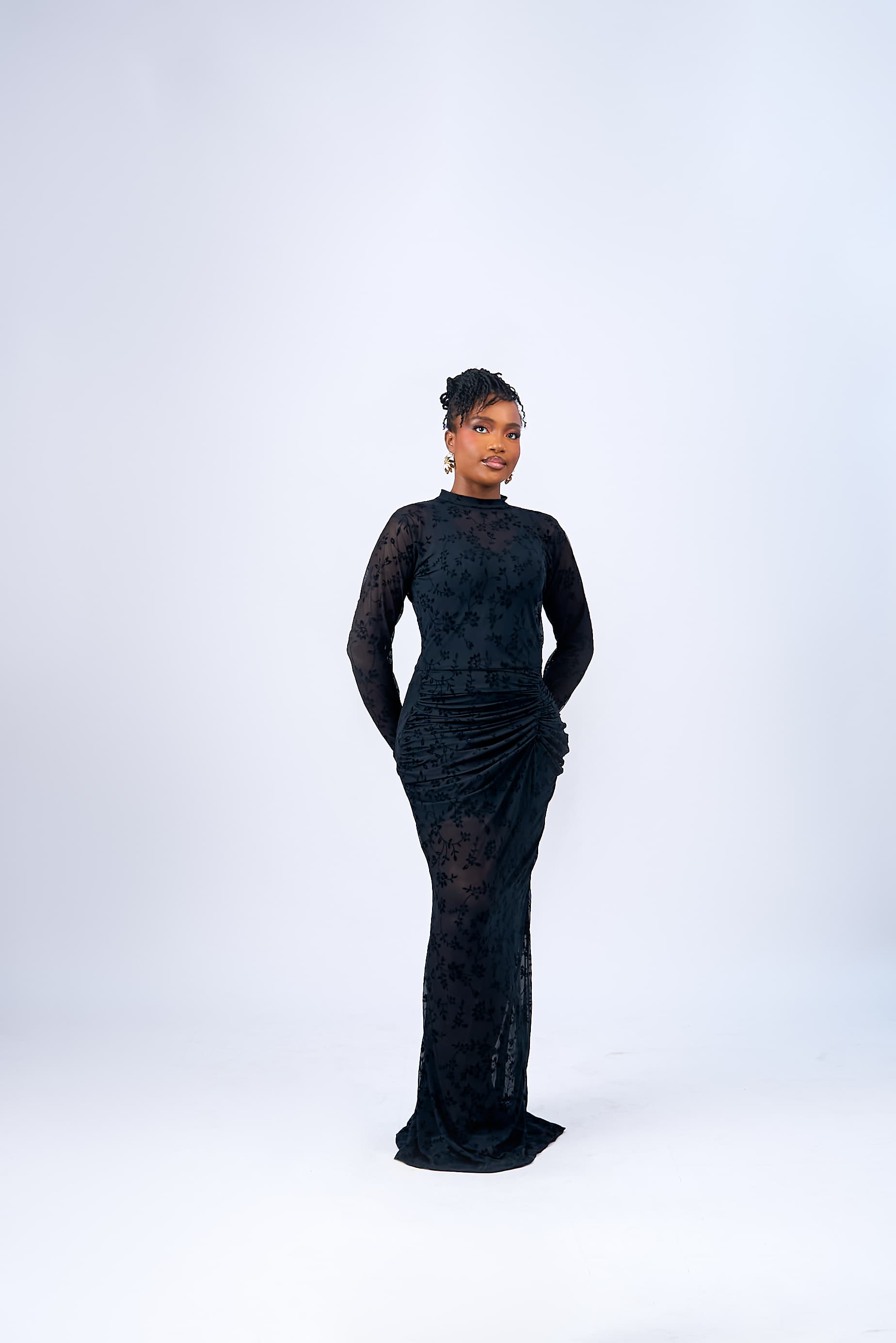 MESH DRESS 3 — Marobi womenswear